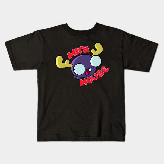 Mini Moose Kids T-Shirt by JamesCMarshall